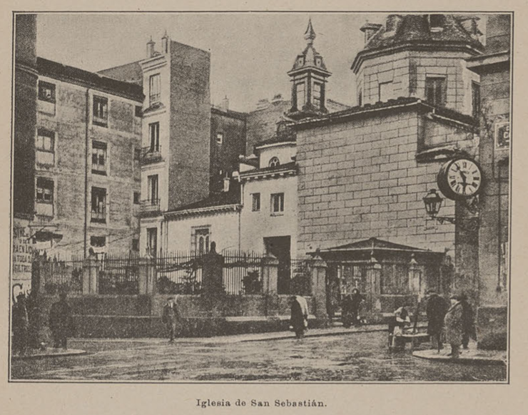 Iglesia de San Sebastián Los amores de Larra